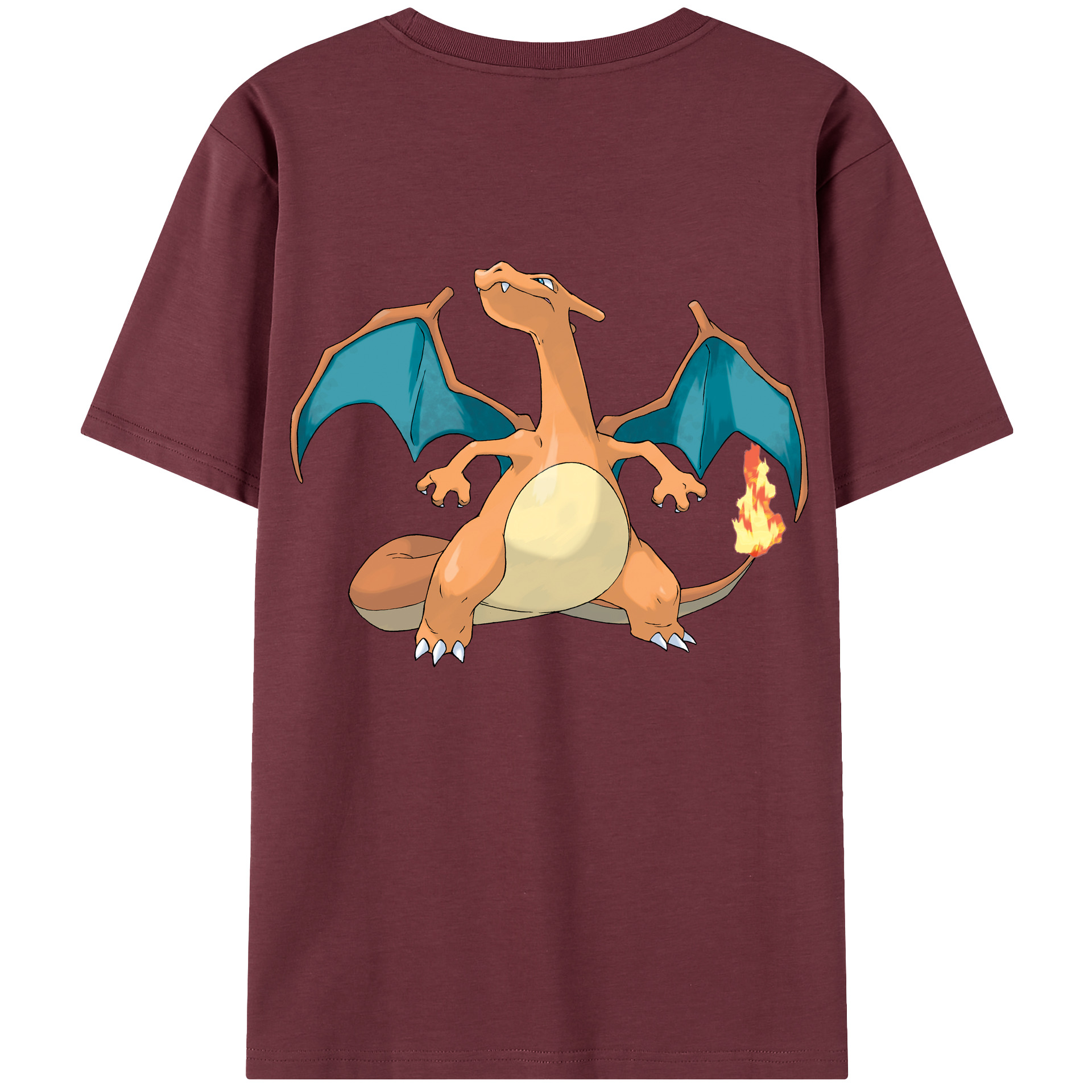 （画像用） ポケットモンスター Pokémon 綿100％半袖Tシャツ（背面プリント）